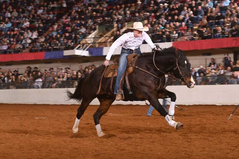 Kara Posch barrel racing