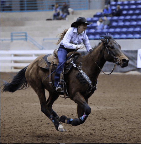 Sami's barrel horse struggled with equine ulcers.